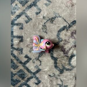 LPS Littlest Pet Shop Pink Iridescent Guppy Fish #1814